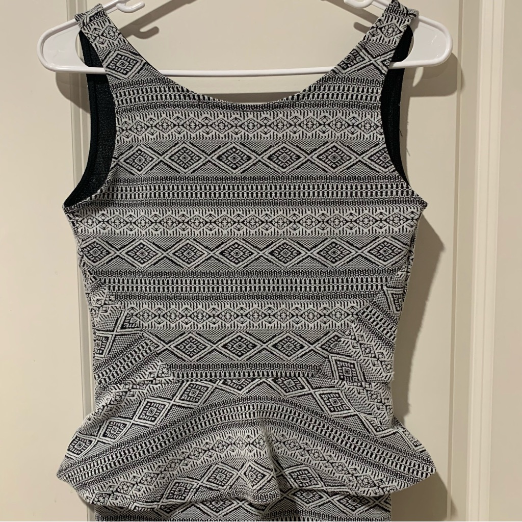 Patterned Work Dress